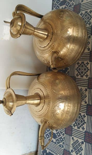 brass antique handmade water koza 1