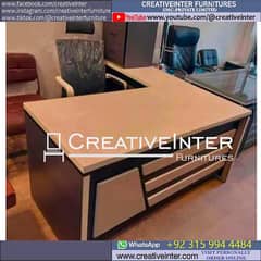 Office Executive Workstation Manager Table Reception Desk chair
