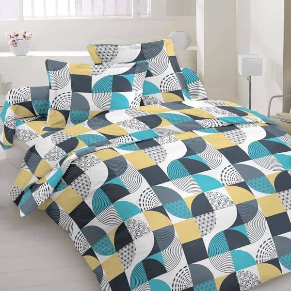 Bedsheet / King Size Cotton Bedsheet / Bedshhet with Pillow Covers 4