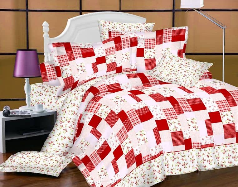 Bedsheet / King Size Cotton Bedsheet / Bedshhet with Pillow Covers 6