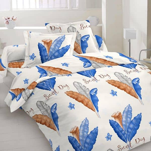 Bedsheet / King Size Cotton Bedsheet / Bedshhet with Pillow Covers 15