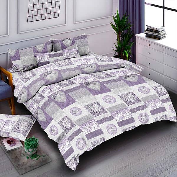 Bedsheet / King Size Cotton Bedsheet / Bedshhet with Pillow Covers 16