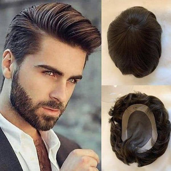 Men wig imported quality _hair patch _hair unit 0'3'0'6'4'2'3'9'1'0'1) 6