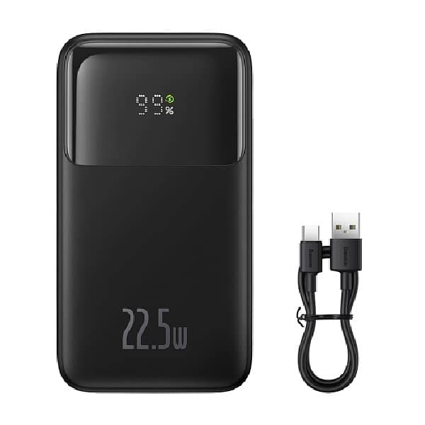 Powerbank 22.5w Baseus Comet Series Dual-Cable Display Fast Charge 1