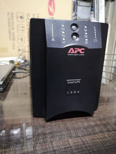 APC SMART UPS 1500va 24v 980watt Pure sine wave ups long backup 6