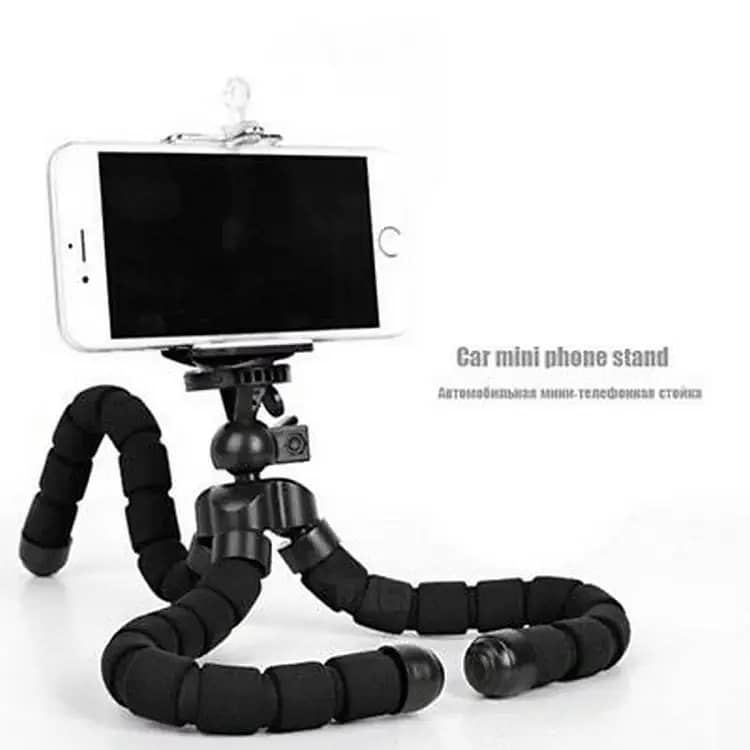 Curve-able Adjustable & Flexible Tripod Stand With Mobile Holder 1