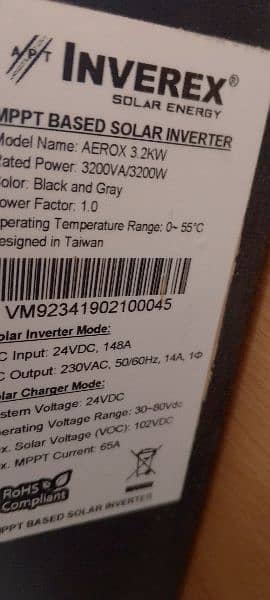 Solar Inverex Inverter 3.2KW working good 2