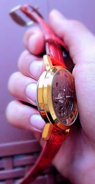 pure leather belt analog watches with responsible price 4