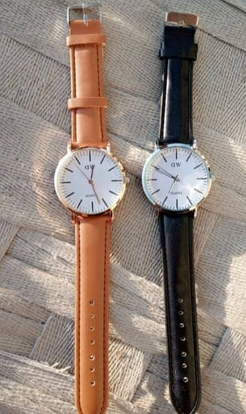 pure leather belt analog watches with responsible price 5