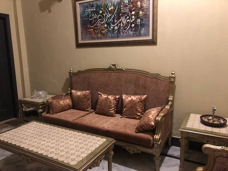 sofa set 3,2,1,1 for sale with center and two side tables 1
