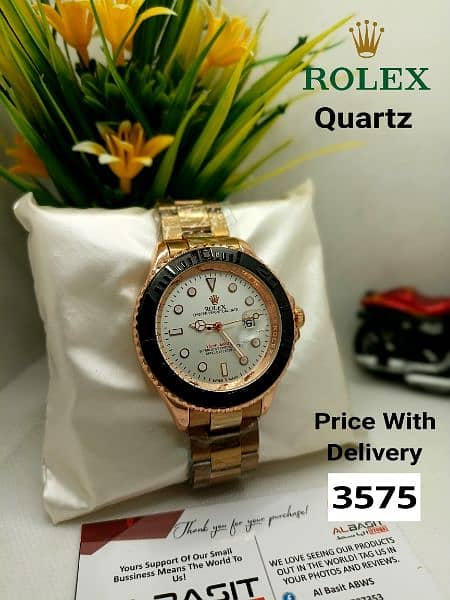 Men Fashion Wrist Watches Quartz Call Msg Whatsapp 0316-1737353 9
