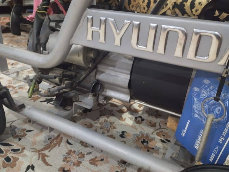 Hyundai 3 kva new condition generator 2