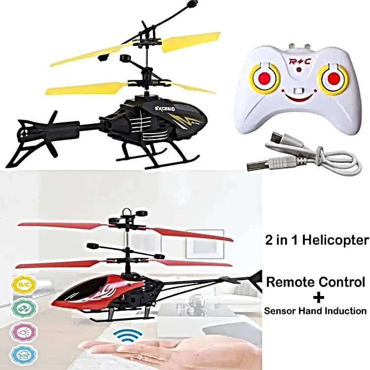 Remote control + Hand sensor Drone Helicopter (Free Delivery) 1