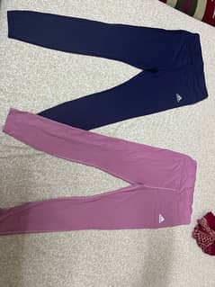 addidas new original leggings , blue and pink
