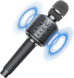 XZL Bluetooth Karaoke Microphone, Rechargeable Wireless Microphone wit