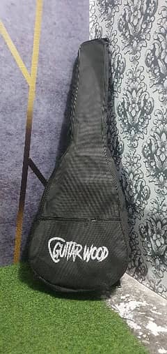acoustic guitar in black colour