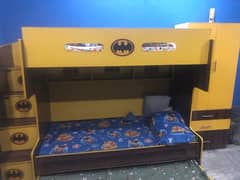 kids bed set with cupboard