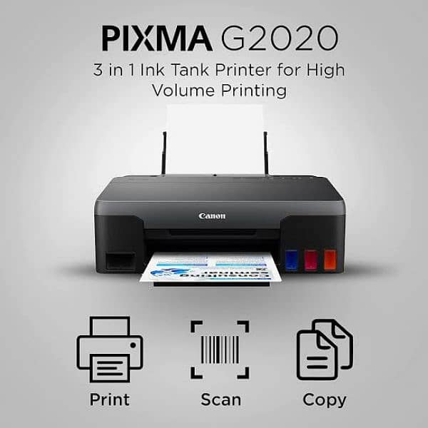 Canon Pixma All-in-One Printer G-2020  # Box Pack # 0