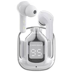 Air 31 with pouch Transparent Earbuds with free pouch