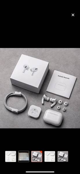 Airpods Pro Platinum with ANC, White 0