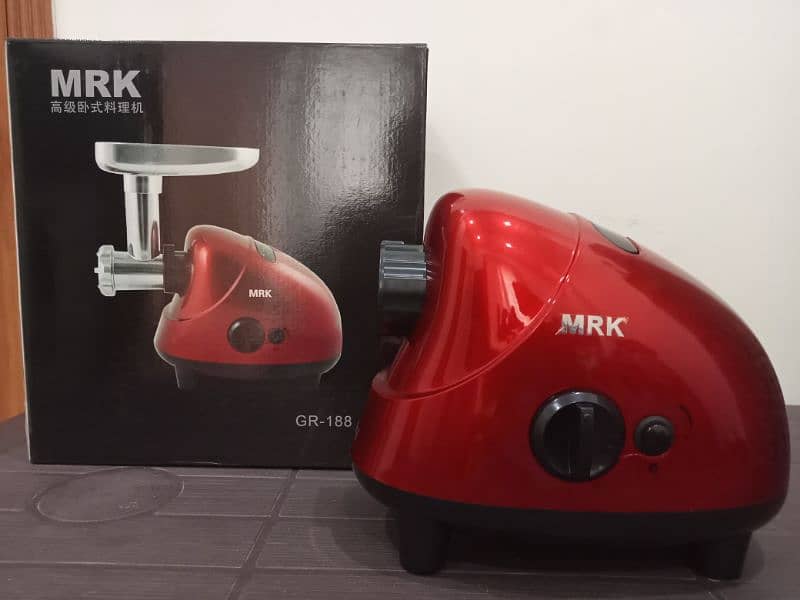 NEW MRK KEMA MACHINE MEAT MINCER GRINDER SEEKH  KABAB carrot kadu kash 0