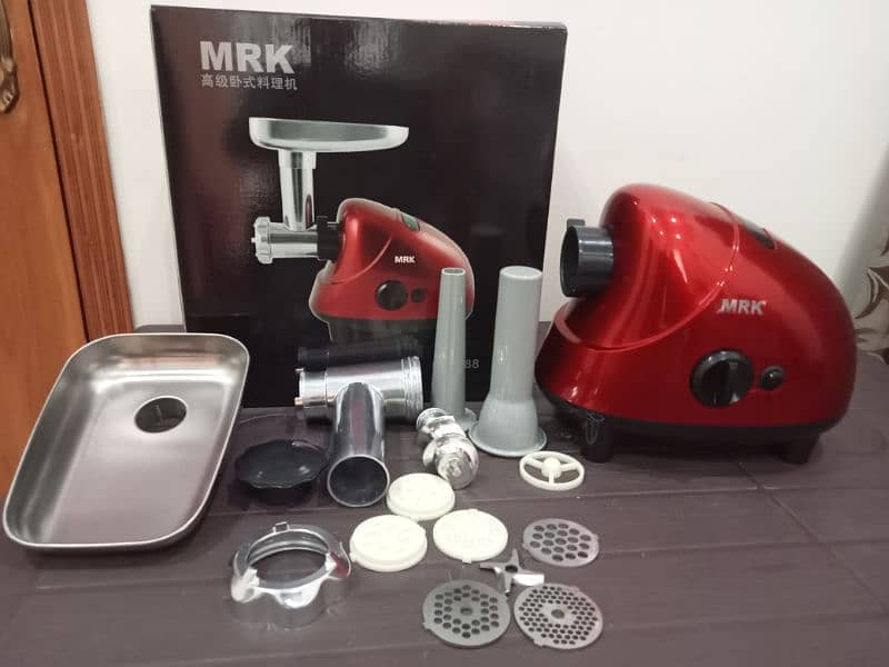 NEW MRK KEMA MACHINE MEAT MINCER GRINDER SEEKH  KABAB MAKER 1