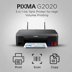 Canon PIXMA G-2020  3in1  Colour Printer  # Box Pack #