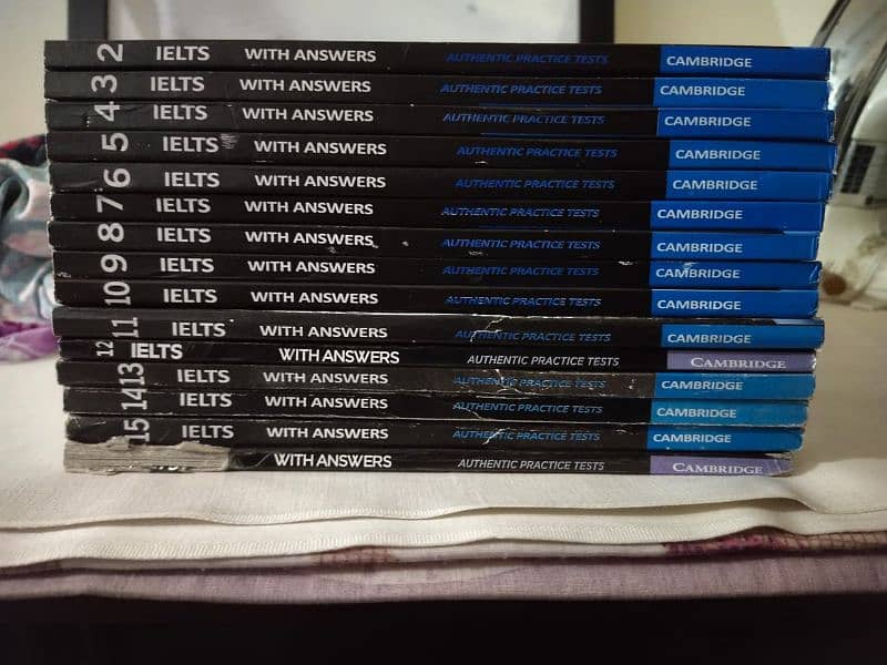Cambridge IELTS books set of 16 2