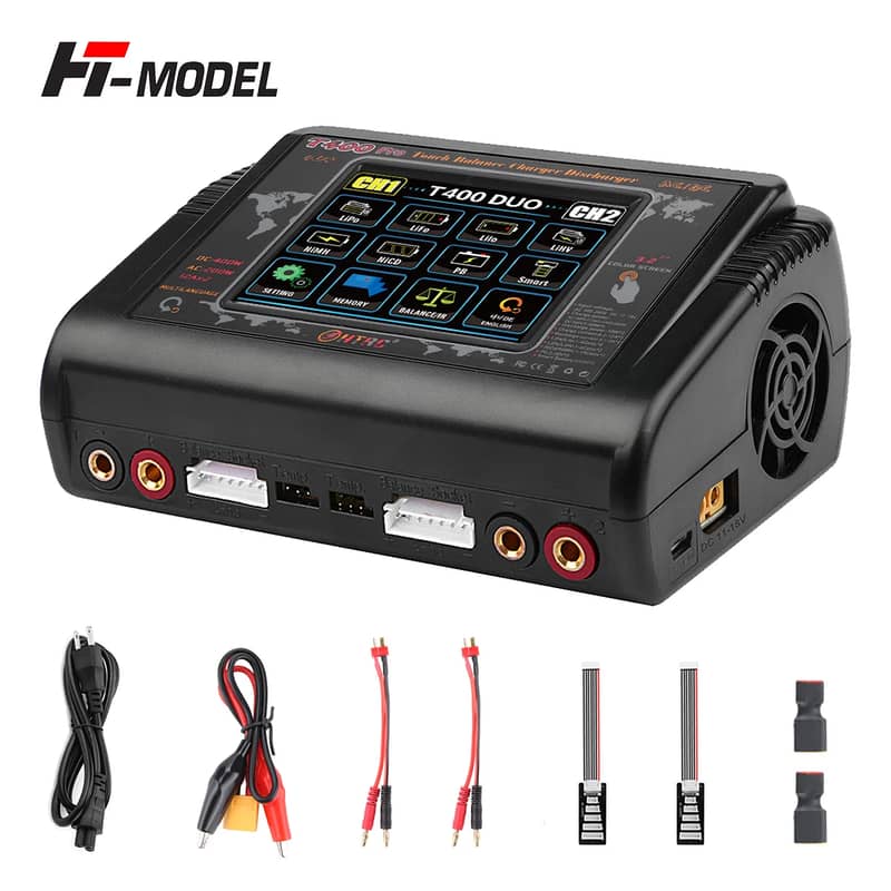 HTRC T150 AC/DC 150W 10A Touch Screen Universal battery charger 4