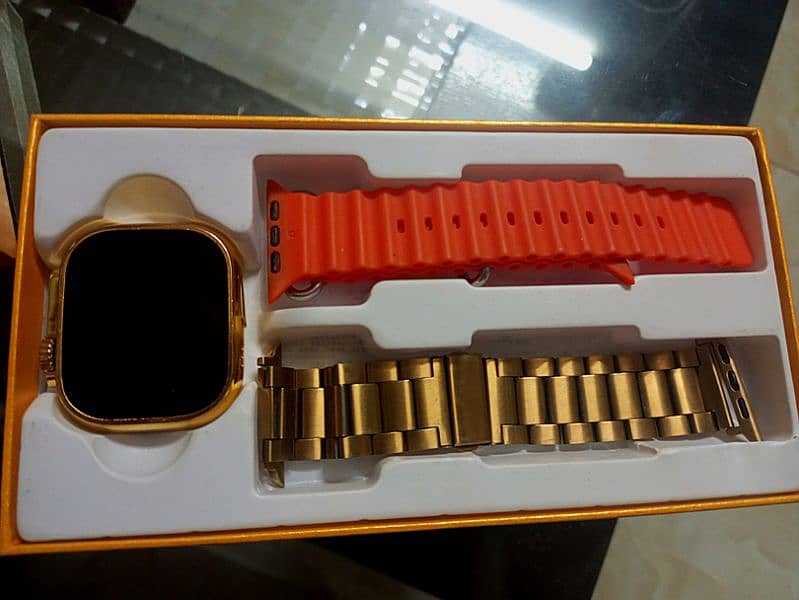 smartwatch haino teko g9 ultra max golden edition  1 week used 3