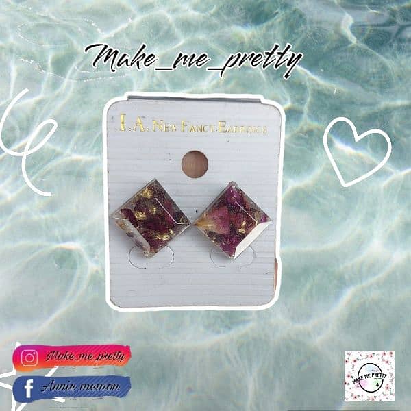 resin jewellery customised your own design preserve rose 6