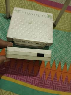 PTCL modem and tv device