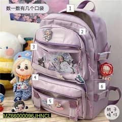 18 Inches casual backpack 0