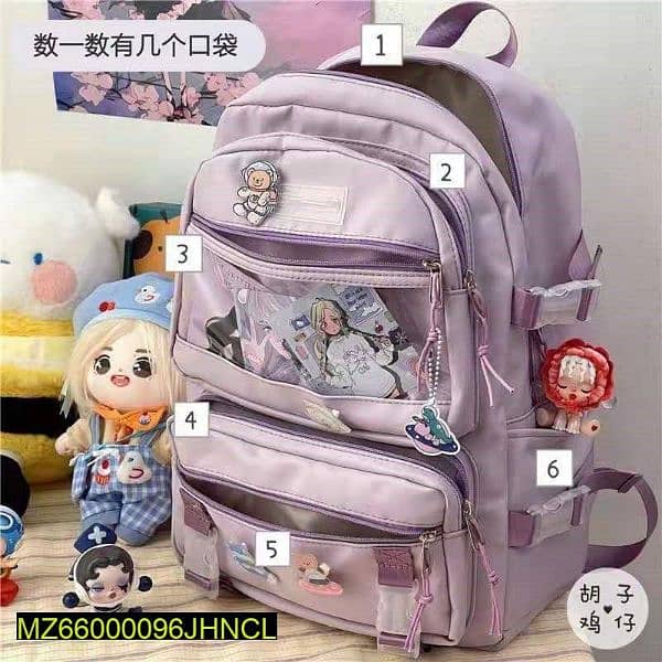 18 Inches casual backpack 0