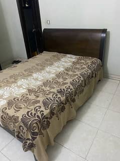 Bed Set furniture with 2 side tables along with mattress & 1. dresser 0