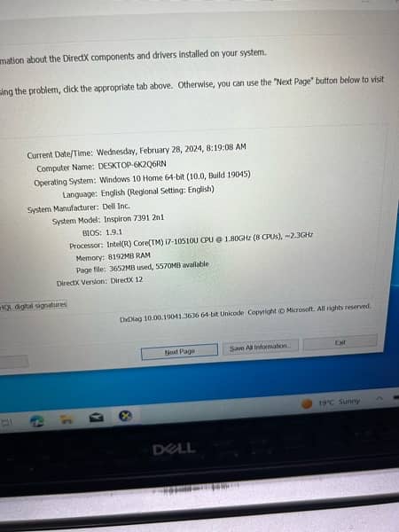 Dell Inspiron 7391 premium laptop 5