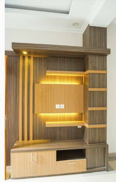 Wood Flooring/pop ceiling/Gypsum Panel Ceiling/wallpapers/glass work 8