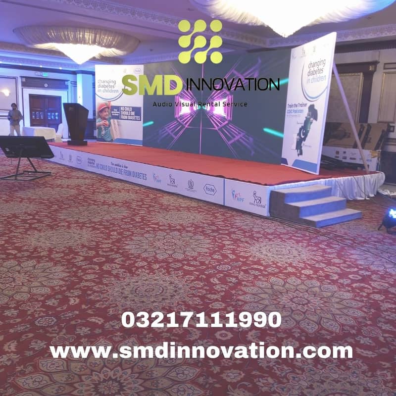SMD Screen on rent with high quality on discount  in karachi 6