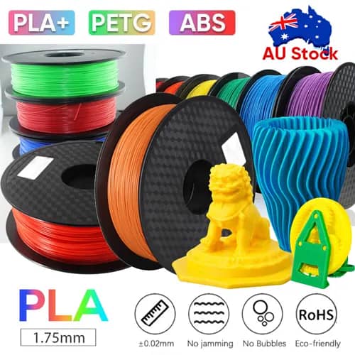 3D Printer Spool PLA /PLA+ /ABS /PCL /PETG /SILK /TPU Filament 1