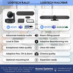 Audio Video Conference Logitech Aver Poly Yealink Mic Bar Conferencing