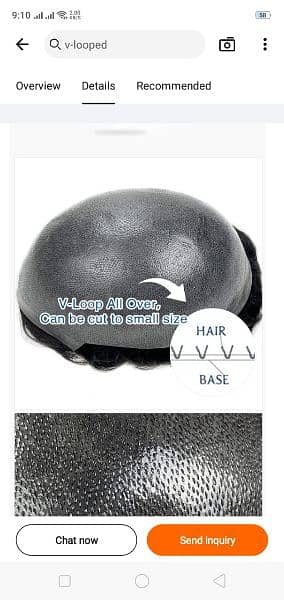 Men wig imported quality _hair patch _hair unit(0'3'0'6'4'2'3'9'1'0'1) 3