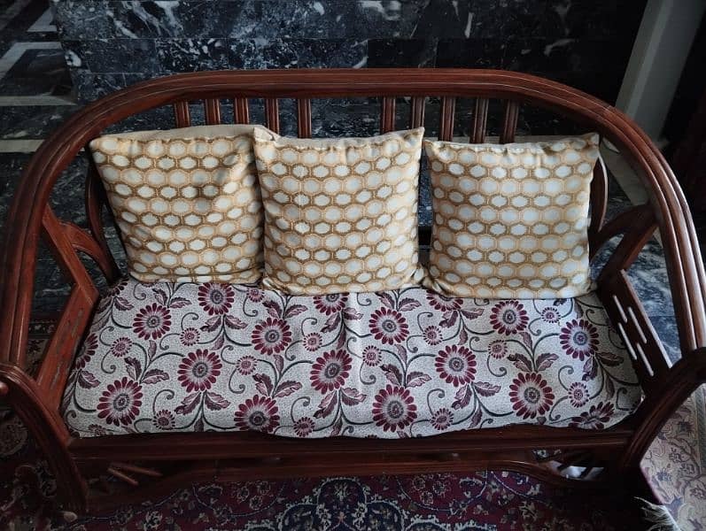 Sofa set original wood 2