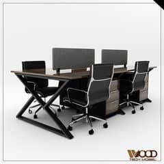 Workstations for 4 , 6 Or 8 Persons , Modern Aesthetic Workstations , 0