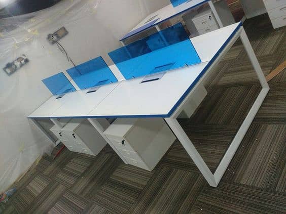 Workstations for 4 , 6 Or 8 Persons , Modern Aesthetic Workstations , 3