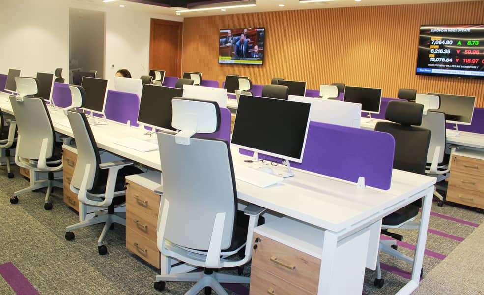 Workstations for 4 , 6 Or 8 Persons , Modern Aesthetic Workstations , 7