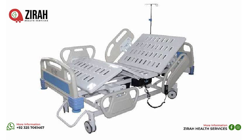 Electric Patient Bed | Hospital Bed | 5 Function Hospital Bed 0
