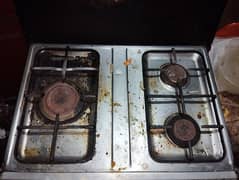 cooking range in working condition