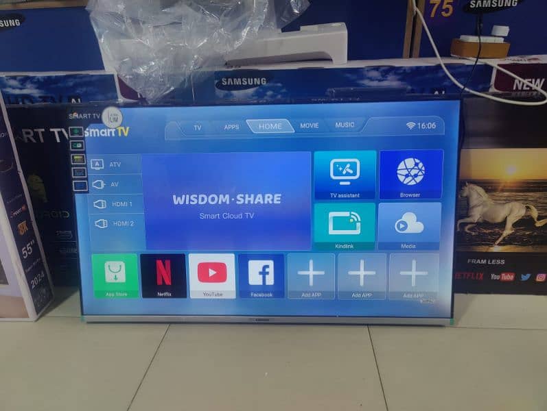 GRAND SALE LED TV 55 INCH SMART 4K ULTRA SLIM 2024 4