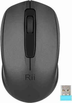 Rii Wireless Mouse RM100,Computer Mouse with Nano Receiver,USB Mouse