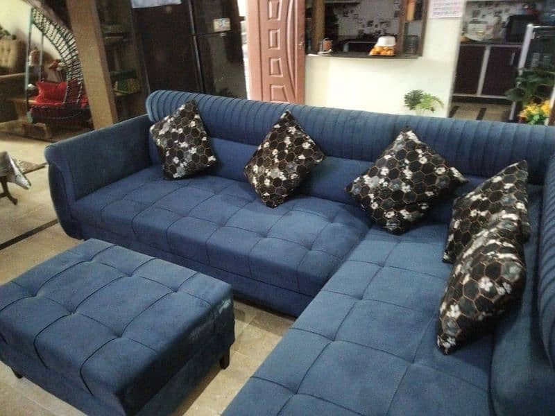 L shape sofa set 1